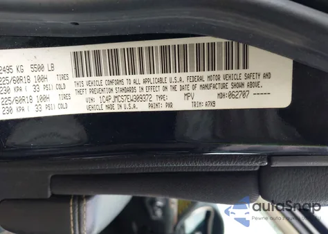 2014 Jeep Cherokee Altitude from USA, damaged, VIN 1C4PJMCS7EW309372